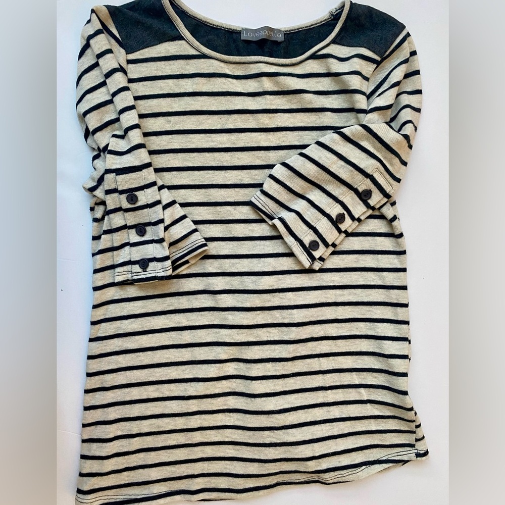 Loveappella Striped Shirt
